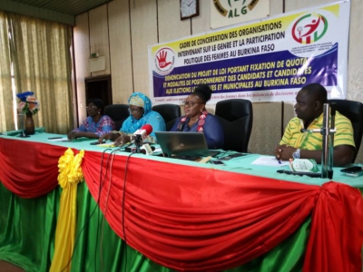 Participation des femmes à la politique au Burkina : Critiques contre le projet de loi sur le quota