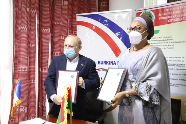 Gestion des DPI et des populations hôtes vulnérables : l’Ambassade de France au Burkina Faso apporte son soutien au Burkina Faso