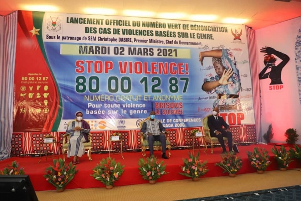 Burkina Faso : lancement officiel du numéro vert pour dénoncer le cas de violences basées sur le genre