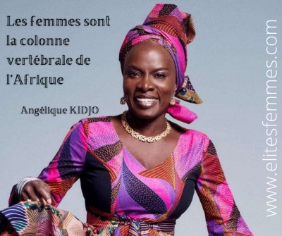 « Les femmes sont la colonne vertébrale de l’Afrique »,  Angélique KIDJO artiste musicienne béninoise