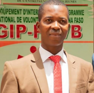 Réflexion du Directeur Général du GIP-PNVB, Boureima Nabaloum sur le thème : « le rôle que les volontaires jouent/peuvent jouer en appui au développement au Burkina Faso et en particulier, le rôle des femmes volontaires »