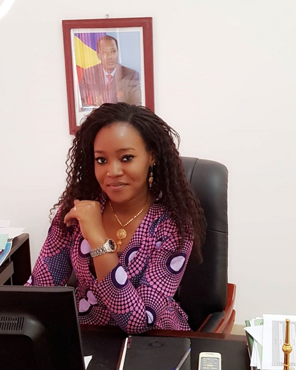 Amina Priscille Longoh,29 ans, nommée ministre au sein du nouveau gouvernement au Tchad